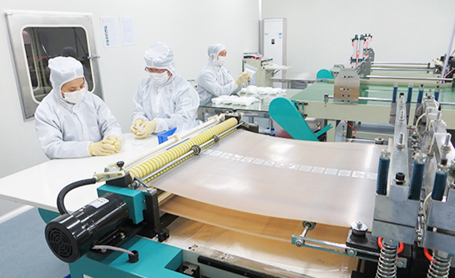 Automatic bag cutting and sample making process Automatic bag cutting and sample making process